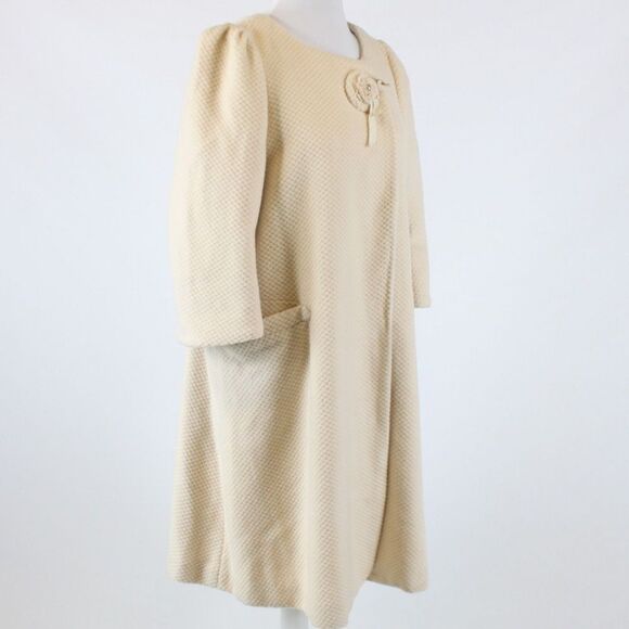 Ivory wool Hanii Y coat 16 46 - Picture 3 of 8